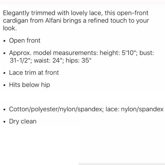 Lace trim cardigan - Picture 13 of 13